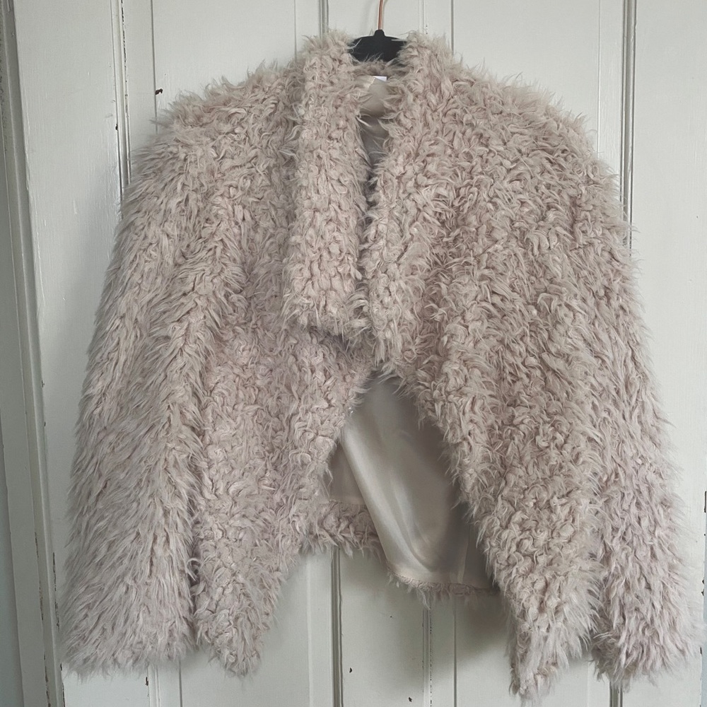 Faux Fur Sherpa Jacket